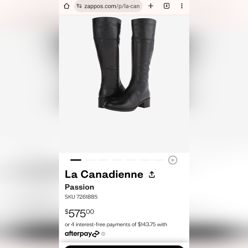 La Canadienne 7WW Waterproof Passion in Black